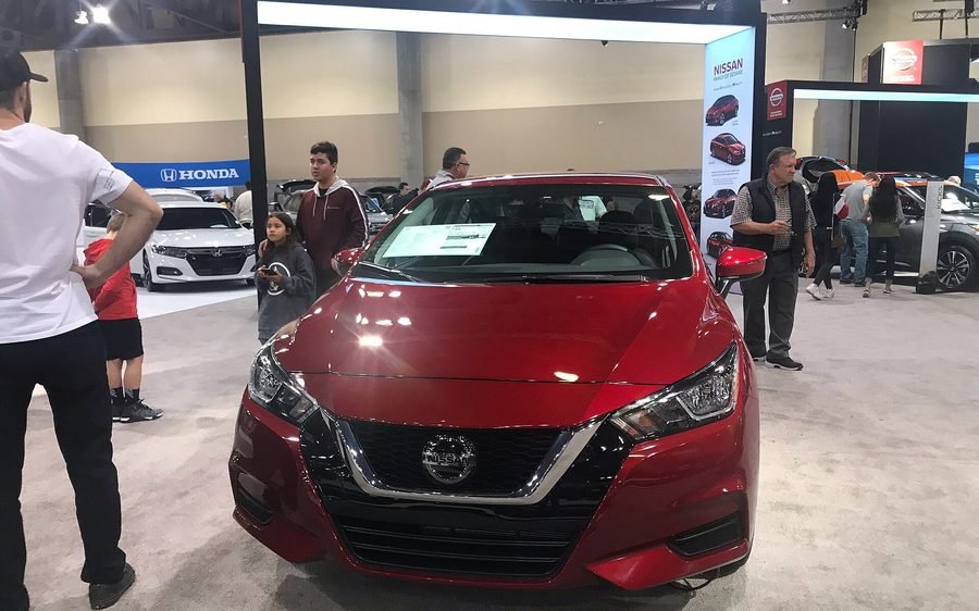 2023 Nissan Sunny SV 1.6 in Rallye Red, photo 1 of 1